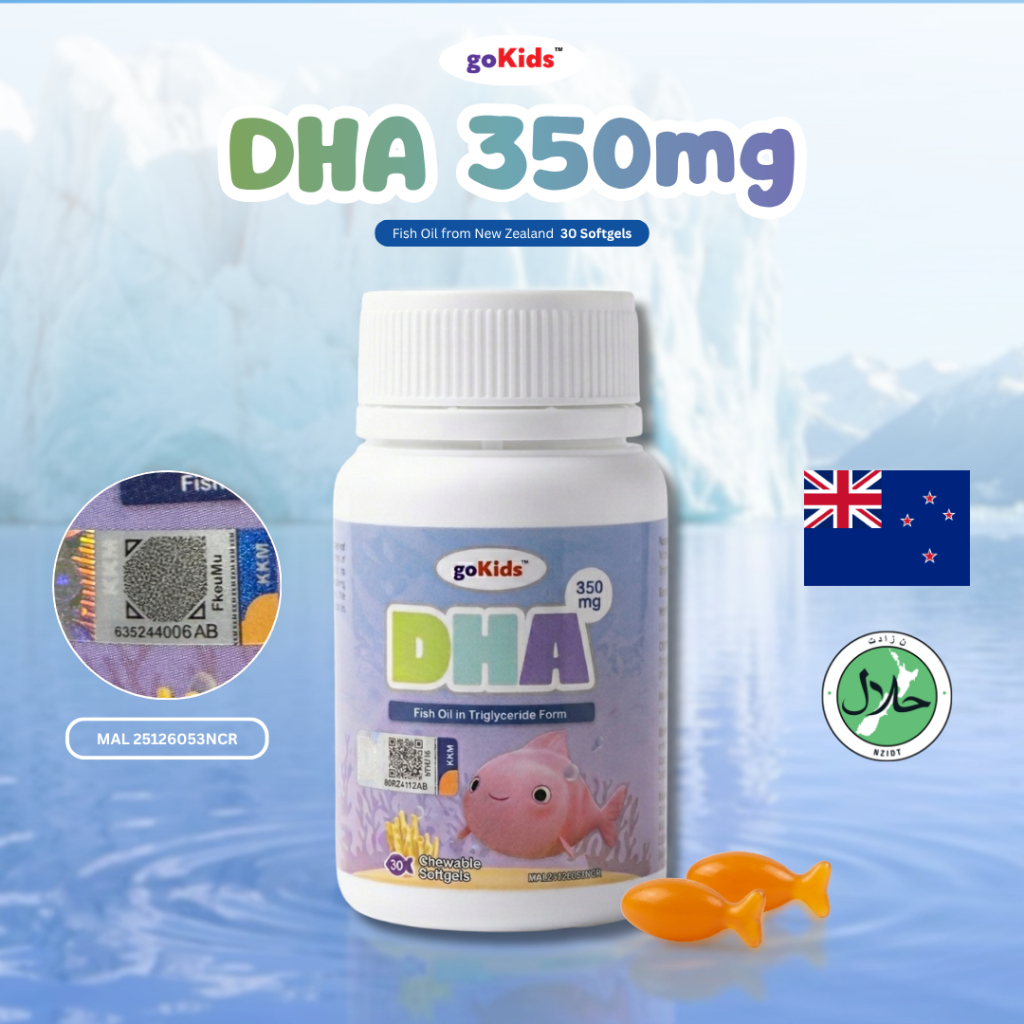 goKids DHA 350mg, minyak ikan dari New Zealand